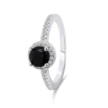 Brilio Silver Okouzlující stříbrný prsten se zirkony RI054WBC 50 mm