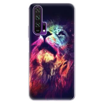 Odolné silikonové pouzdro iSaprio - Lion in Colors - Honor 20 Pro