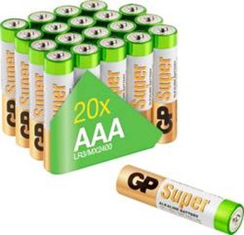 Mikrotužková baterie AAA alkalicko-manganová GP Batteries GP24AET-2VS20, 1.5 V, 20 ks