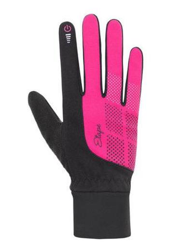 Etape - dámské rukavice SKIN WS+, černá/růžová S