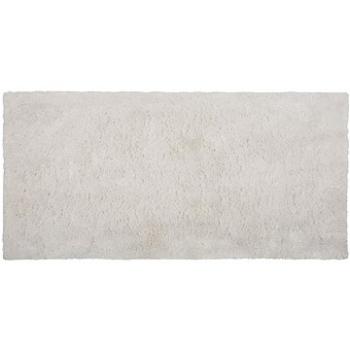 Koberec bílý 80 x 150 cm Shaggy EVREN, 184400 (beliani_184400)