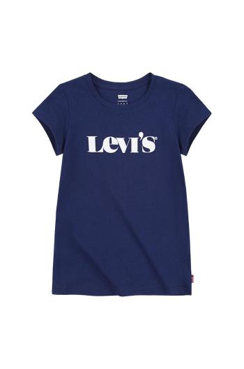 Dětské tričko Levi's tmavomodrá barva