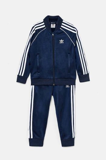 Dětská tepláková souprava adidas Originals SST TRACKSUIT tmavomodrá barva, IY4796