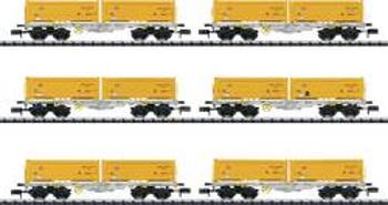 MiniTrix 15075 N containertragwagen-set abraumzug AEE řady Sgmmns 190