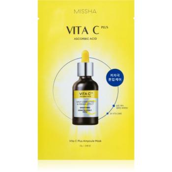 Missha Vita C Plus rozjasňující plátýnková maska s vitaminem C 27 g