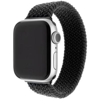FIXED Elastic Nylon Strap pro Apple Watch 42/44/45/Ultra 49mm velikost XS černý (FIXENST-434-XS-BK)