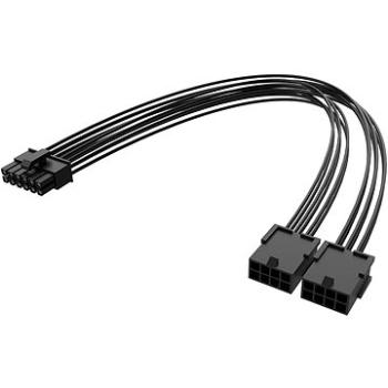 AKASA PCIe 12-Pin to Dual 8-Pin Adapter Cable (AK-CBPW27-30BK)