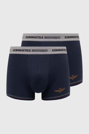 Boxerky Aeronautica Militare 2-pack pánské, tmavomodrá barva, AM1UBX004