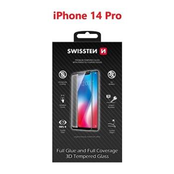Swissten 3D Full Glue pro Apple iPhone 14 Pro černé (64701910)