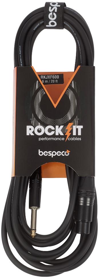 Bespeco ROCKIT Microphone Cable Jack - XLR F 6 m