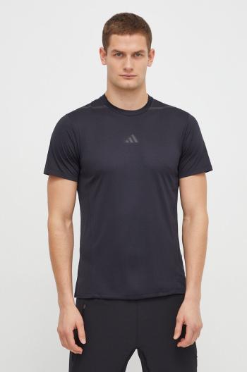 Tréninkové tričko adidas Performance D4T černá barva, s potiskem, IK9688