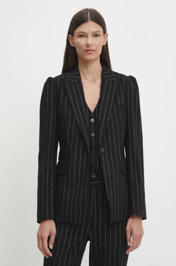 Sako Bruuns Bazaar DecumariaBBNora blazer černá barva, BBW4083