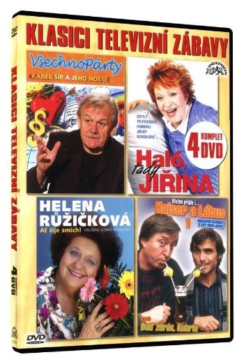 Klasici televizní zábavy (4 DVD)