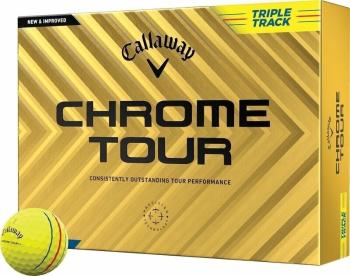 Callaway Chrome Tour Yellow Triple Track Golfové míčky