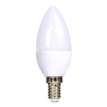 Solight LED žárovka, svíčka, 6W, E14, 6000K, 450lm bílá studená bílá