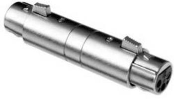 XLR adaptér XLR zásuvka - XLR zásuvka Amphenol AC3F3FBW, pólů 3, 1 ks