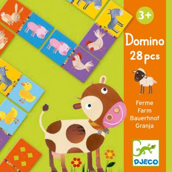 Djeco Domino Farma 28 ks