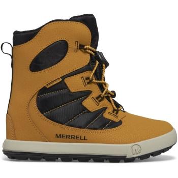 Merrell SNOW BANK 4.0 WTRPF Dětské outdoorové boty, oranžová, velikost 38