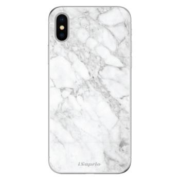 Odolné silikonové pouzdro iSaprio - SilverMarble 14 - iPhone X