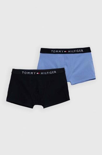 Dětské boxerky Tommy Hilfiger 2-pack tmavomodrá barva