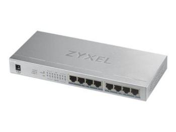 Zyxel GS1008-HP, 8 Port Gigabit PoE+ unmanaged desktop Switch, 8 x PoE, 60 Watt, GS1008HP-EU0101F