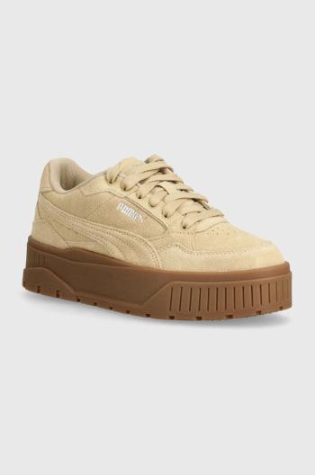 Semišové sneakers boty Puma Karmen II Idol SD béžová barva, 397462