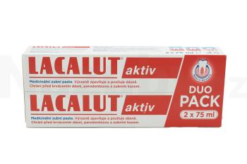 Lacalut Aktiv zubní pasta 2x75 ml