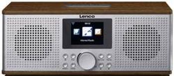 Internetové stolní rádio Lenco DIR-170, AUX, Bluetooth, USB, internetové rádio, vlašský ořech