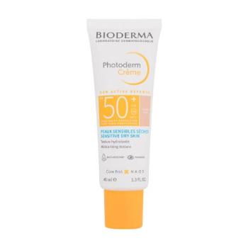 BIODERMA Photoderm Cream SPF50+ 40 ml opalovací přípravek na obličej U Light na suchou pleť; na citlivou a podrážděnou pleť; na dehydratovanou pleť