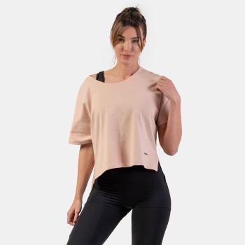 Dámské tričko The Minimalist Crop Top Salmon XS/S - NEBBIA