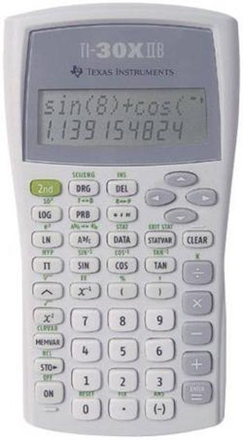 Texas Instruments TI-30 X IIB školní počítač stříbrná Displej (počet míst): 11 na baterii (š x v x h) 82 x 19 x 155 mm