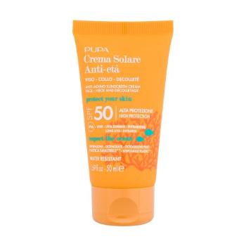 Pupa Sunscreen Anti-Aging Cream SPF50 50 ml opalovací přípravek na obličej unisex