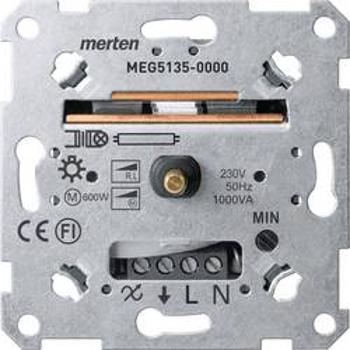 Stmívač pod omítku Merten MEG5135-0000 MEG5135-0000, hliník