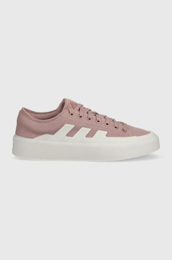 Tenisky adidas fialová barva