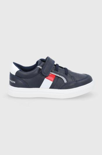 Dětské boty Tommy Hilfiger tmavomodrá barva