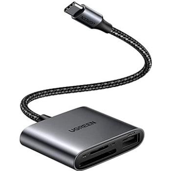 UGREEN USB-C to SD/TF + USB 2.0 Memory Card Reader (80798)