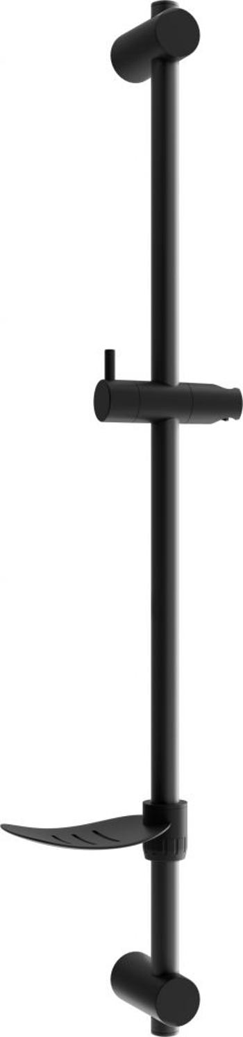 MEXEN DF Posuvný držák sprchy s mýdlenkou, 80 cm, černá 79382-70