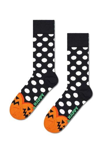 Ponožky Happy Socks Halloween Pumpkin Sock černá barva, HAL01-9150