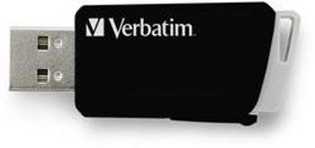 USB flash disk Verbatim V Store N CLICK 49307, 32 GB, USB 3.2 Gen 1 (USB 3.0), černá