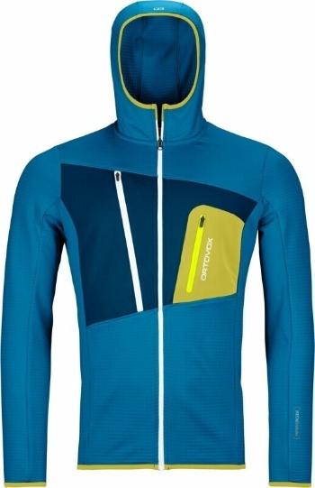 Ortovox Fleece Grid M Heritage Blue S Outdoorová mikina