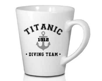 Hrnek Latte 325ml TITANIC DIVING TEAM