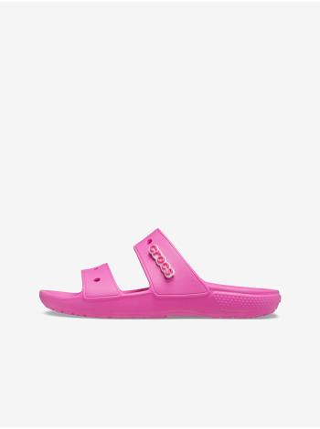 Crocs růžové pantofle Classic Crocs Sandal Electric Pink