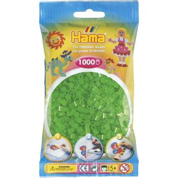 Hama H207-37 Midi Neonové zelené korálky 1000 ks