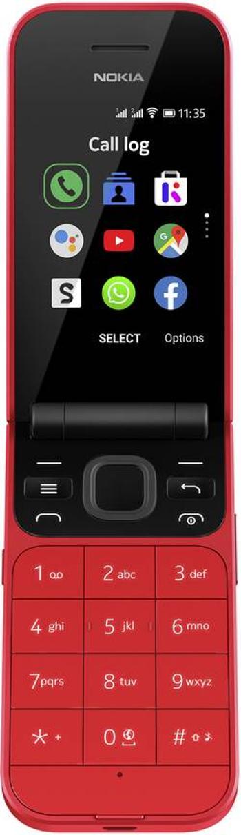 Nokia 2720 Flip mobilní telefon - véčko červená