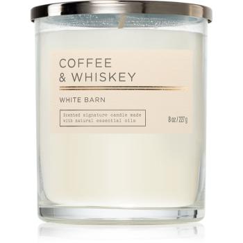 Bath & Body Works Coffee & Whiskey vonná svíčka 227 g