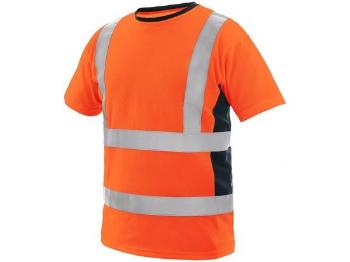 Tričko EXETER, výstražné, pánské, oranžové, vel. 2XL, XXL