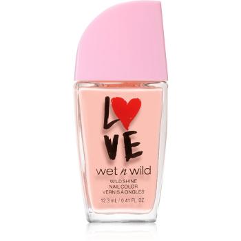 Wet n Wild Love Edition Wild Shine vysoce krycí lak na nehty odstín Tickled Pink 12,3 ml