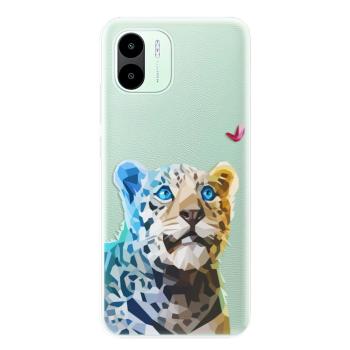 Odolné silikonové pouzdro iSaprio - Leopard With Butterfly - Xiaomi Redmi A1 / A2