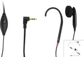 Headset jack 2,5 mm na kabel Geemarc CLHOOK5 do uší , na uši, přes uši černá