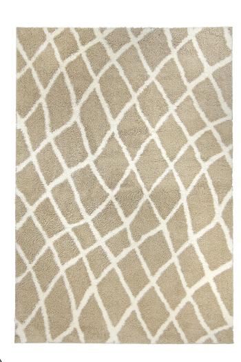 Oriental Weavers koberce Kusový koberec Nano Shag 625 GY6J - 133x190 cm Béžová